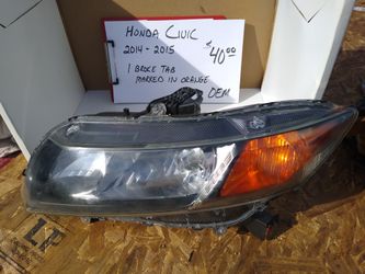 Honda Civic headlight
