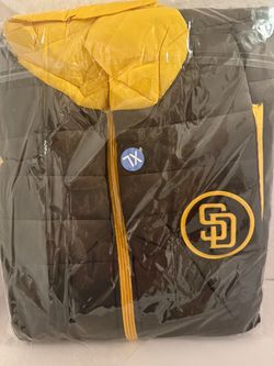 San Diego Padres Puffer Vest - new - size XL SGA
