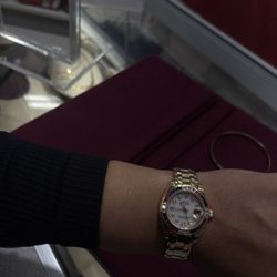 Multicolor Rolex Watch 