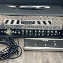 Mesa Boogie Dual Rectifier Solo Head 100 Watt 3-Channel Guitar Amp Head W/Bigfoot FootSwitch & Cover