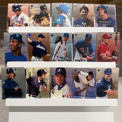 1995 Fleer SkyBox Emotion Baseball Card Lot #1