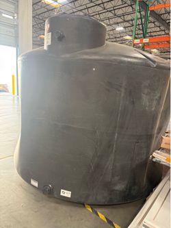 1550 Gal. Black Polyethylene Vertical Water Storage