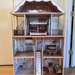 Barbie House And Accessories