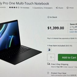 HP Laptop With 5G Modem Built In Like New!!!!