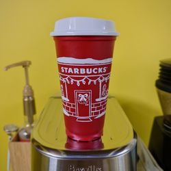 Red Starbucks Holiday Cup 2025