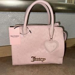 Juicy Courture Ladylike Satchel Pink Clay