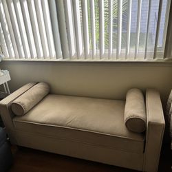 SOFA BENCH WITH STORAGE (OBO)