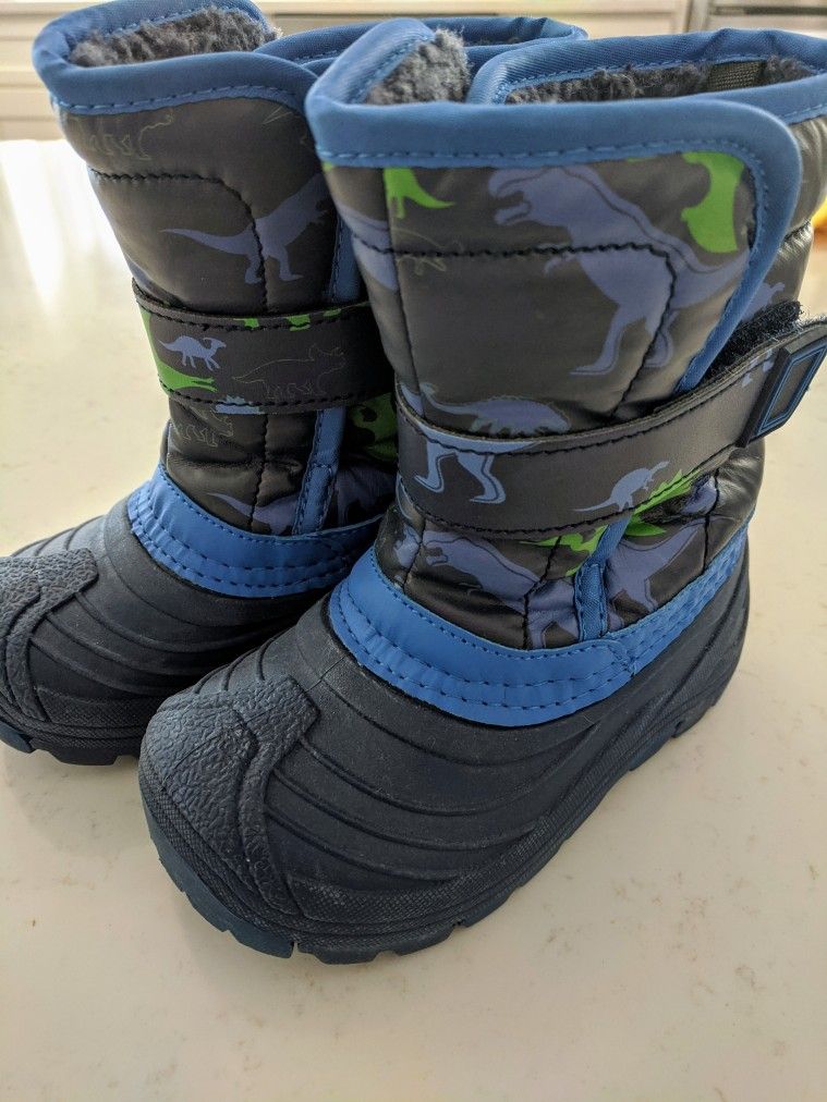 Snow Boots - Dinosaur