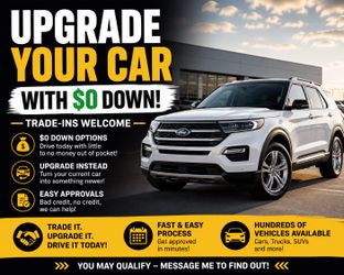 $0 DOWN OPTIONS- No Credit? Low Credit? Let’s Get You Approved