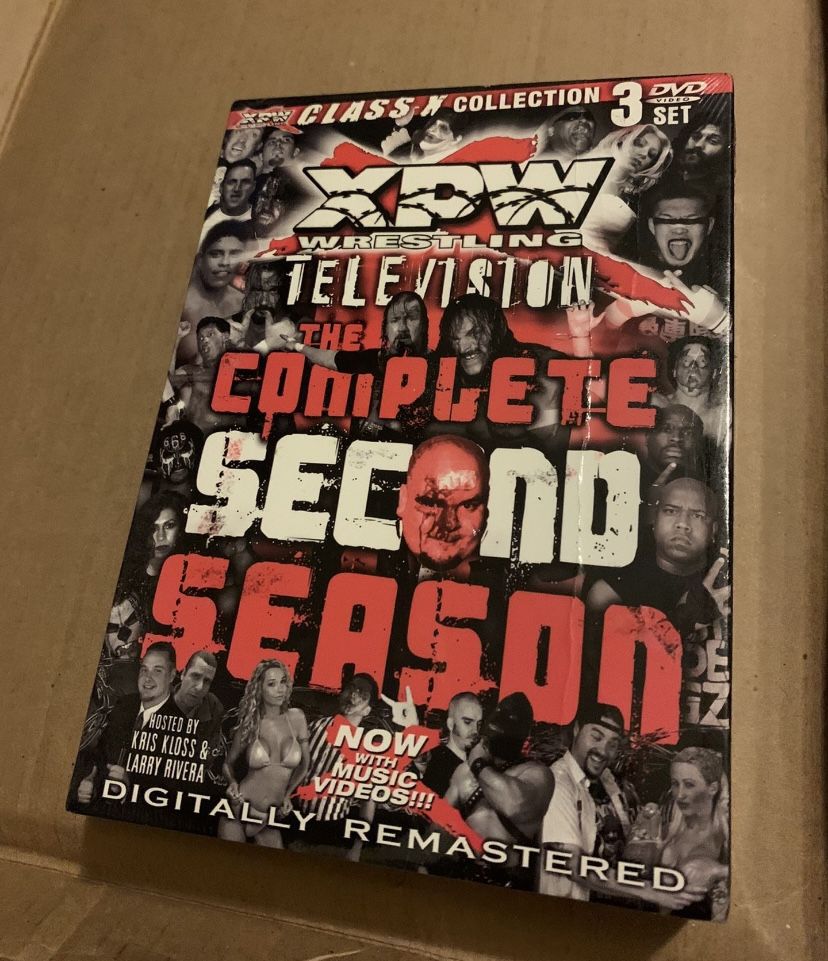 dvd xpw wrestling second season wwe brand new