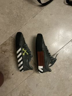 OFF WHITE shoes grey and lime greem, size 39 (6.5 -7)
