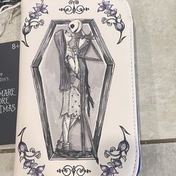 Loungefly Jack and Sally Coffin Wallet
