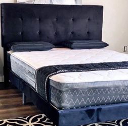 NEW QUEEN AND KING SIZE BED WITH MATTRESS AND FREE DELIVERY