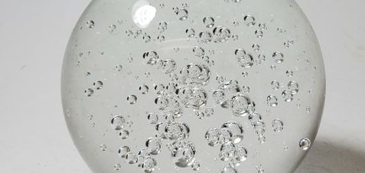 3 inch glass ball, $15.00