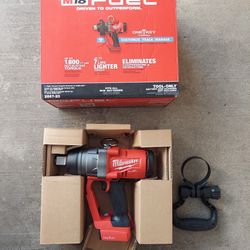 New Milwaukee FUEL 1" Impact Wrench M18 with Friction Ring ONE-KEY  - Tool Only.  