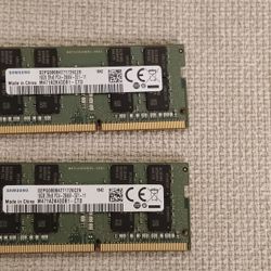 2x 16GB (32GB) RAM DDR4 SODIMM Modules
