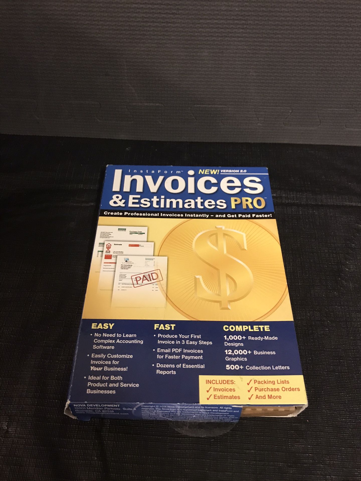 Invoices & Estimates Pro V2.0 Computer Software