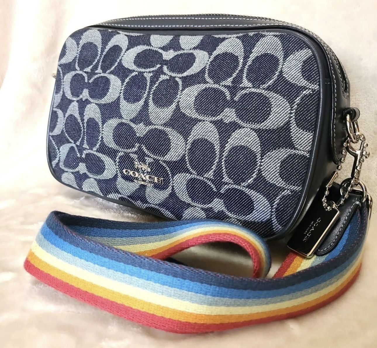 Coach Jaime Rainbow Camera Bag/crossbody