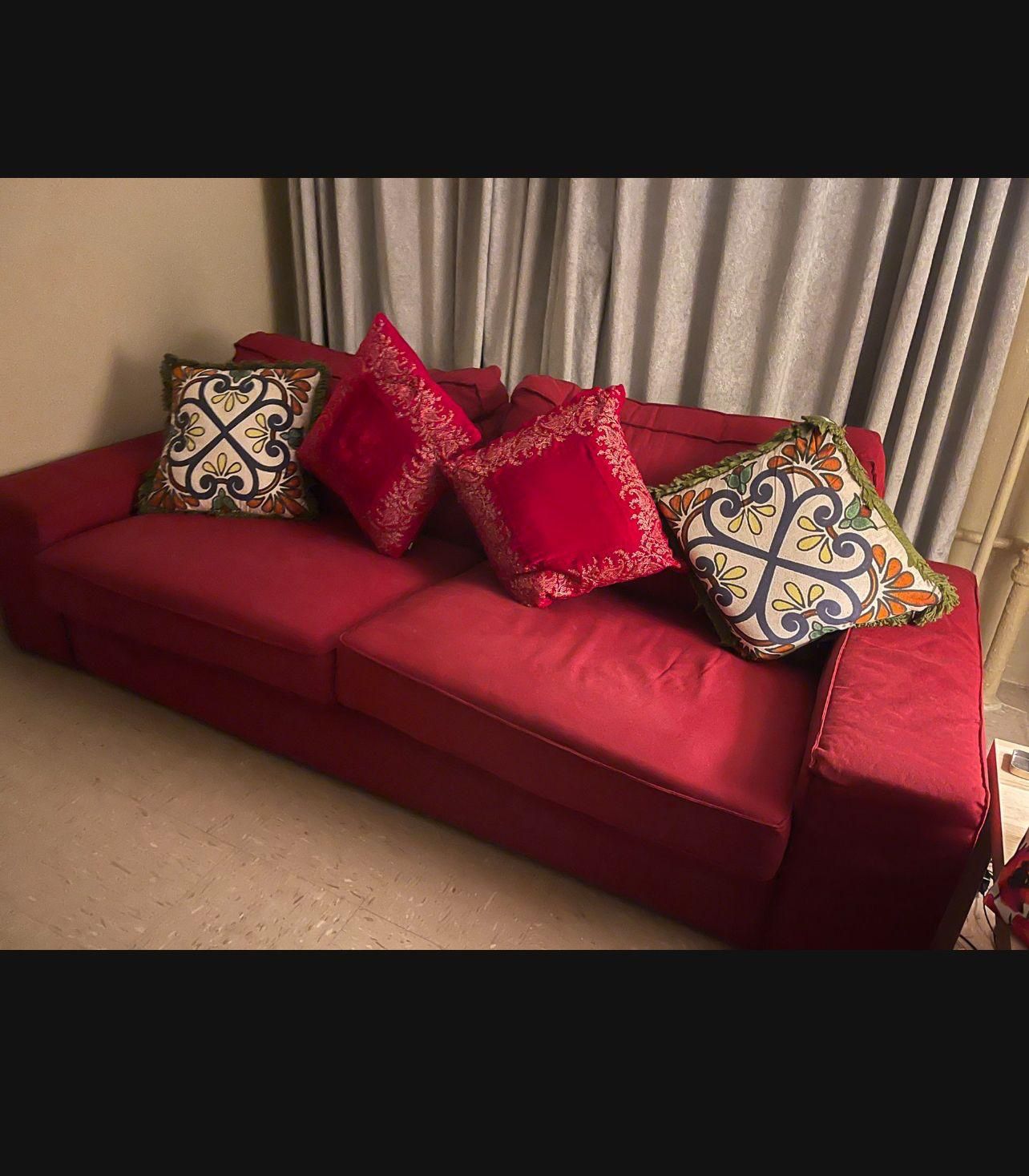 IKEA  Fabric Sofa (pet Free Home) 