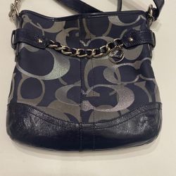 Coach Cross Body Blue 