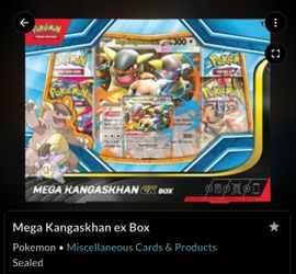 Pokémon Mega Kangaskhan ex Box