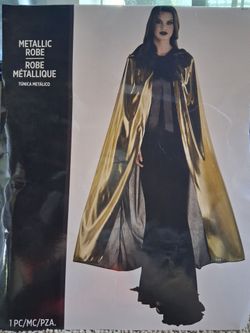 New Metalic Robe Halloween