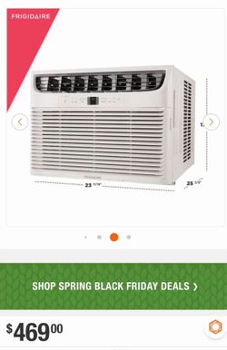 Frigidaire 15,100 BTU 115V Window Air Conditioner Cools 850 Sq. Ft. with Temperature Sensing Remote Control in White