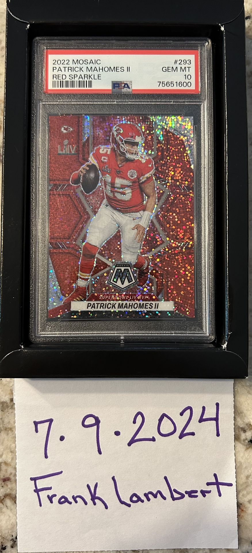 Patrick Mahomes PSA 10