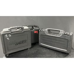 (3) Empty hard sided pistol case Heckler and Koch HK, Plano Protector, SIG Sauer $20ea