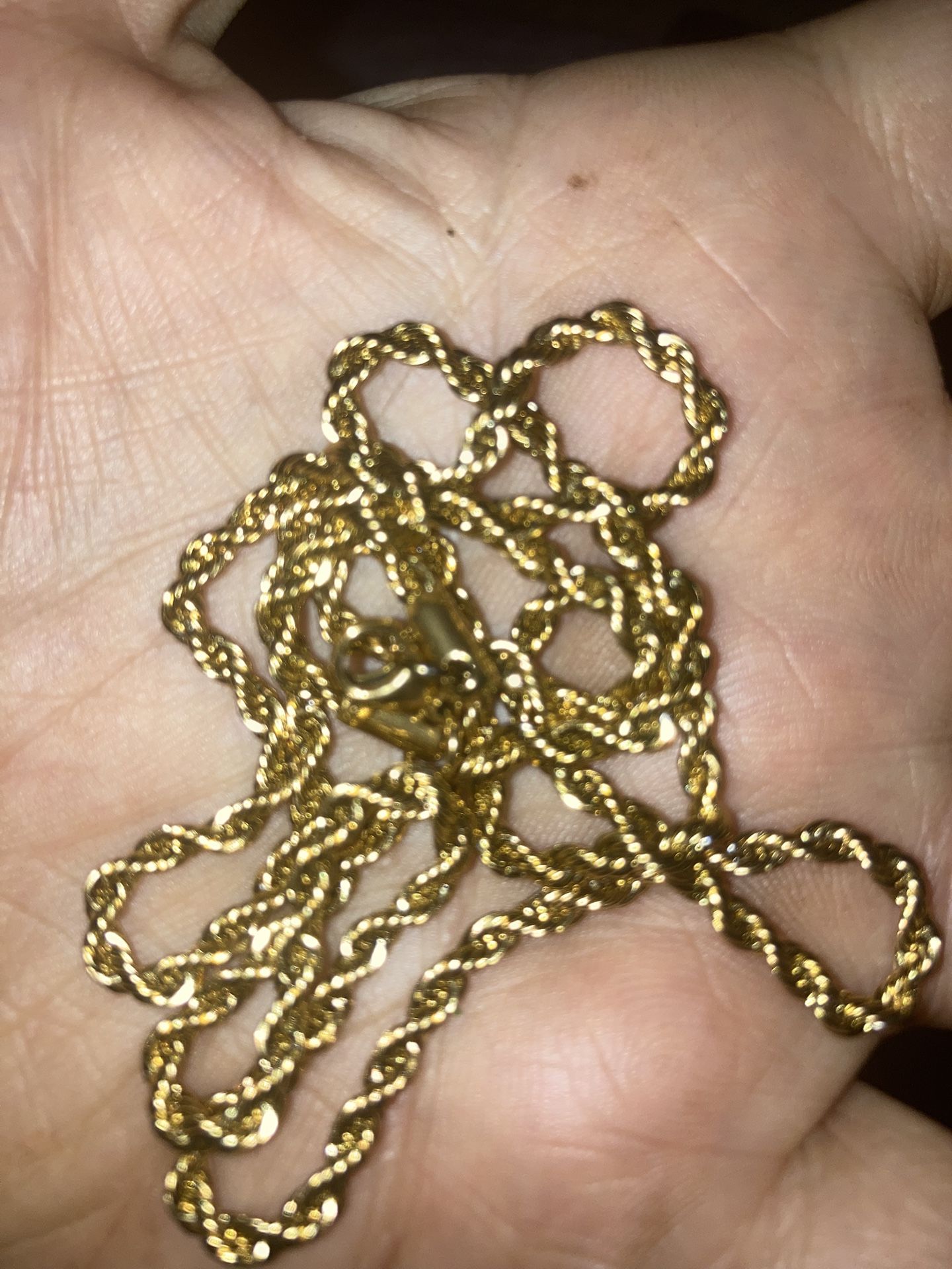 Gold Necklace For Sale