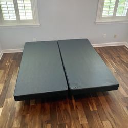 King Size BOX SPRINGS Foundation for Mattress New Of Factory With it’s Plastic Available In All Size Delivery Same Day