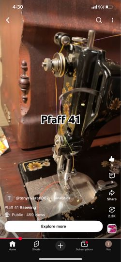 Pfaff 41 model b 1906