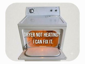 Dryer Repair - Parts are included - No digital display dryers - Oakdale - Riverbank - Modesto - Ceres