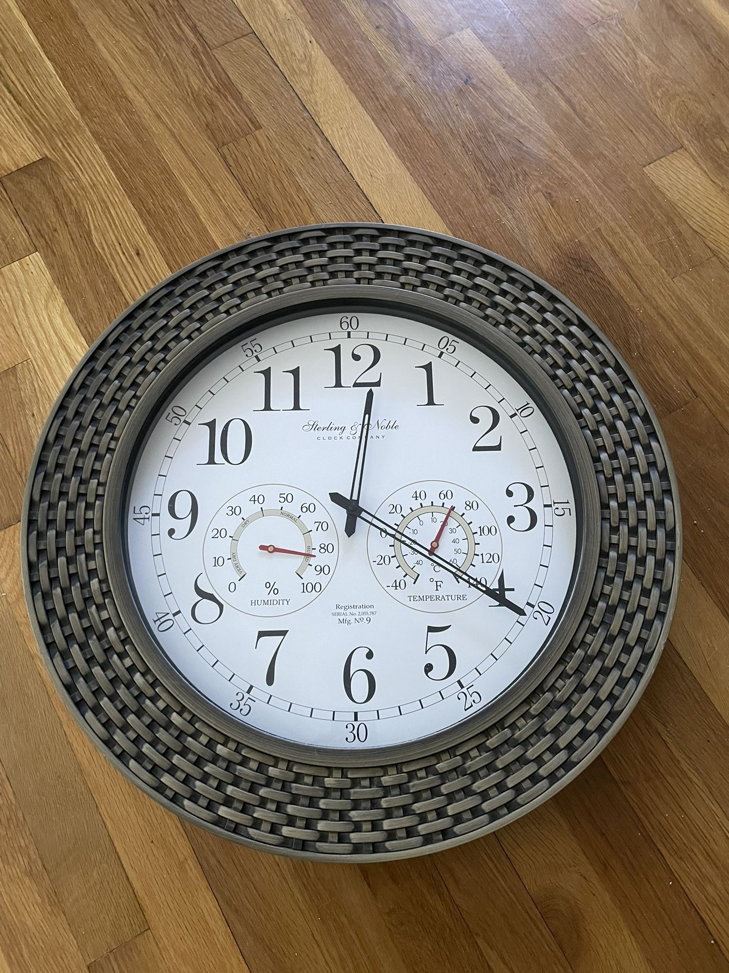 Sterling Noble Clock