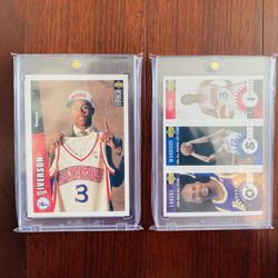 Allen Iverson Collectors Choice Basketball Rookie Card Lot!