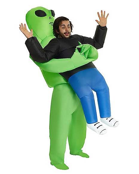Alien Carrying Person Costume/Adult Medium