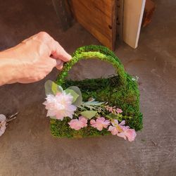 Moss Purse  Decoration 