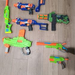 Nerf Gun Collection Electric And Spring 