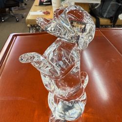 FM Konstglas Ronneby art glass puppy dog figurine