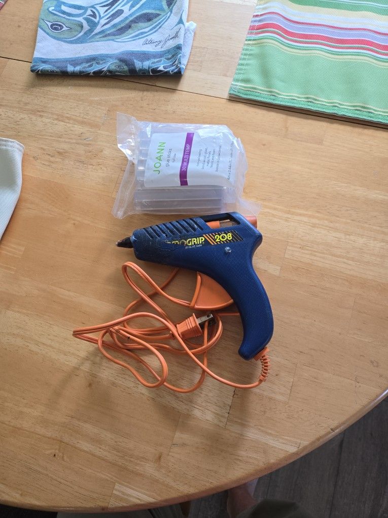 Glue Gun and Package of Glue Sticks