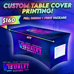 Table Covers | Custom Table Covers 6ft