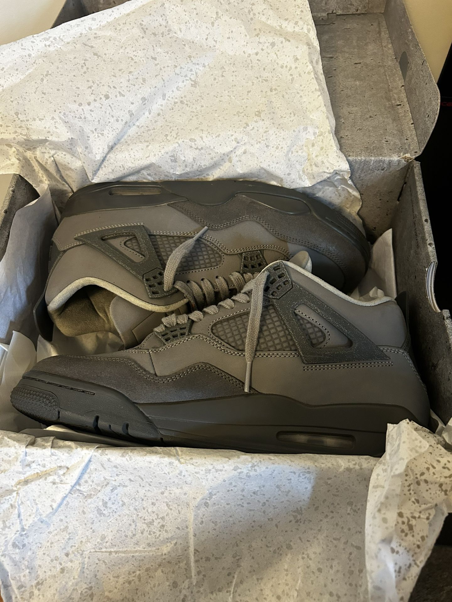Jordan 4s Wet Cement Size 10