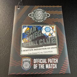 SDFC Inaugural Season Patches