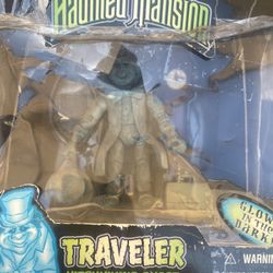 Disney Haunted Mansion Traveler Hitchhiking Ghost Action Figure, Opened, The Box It’s Rip Never Used