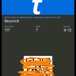 Beyoncé tickets Oct 1  