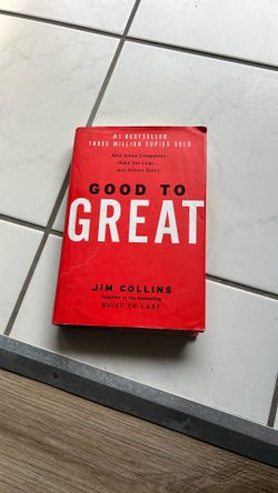 Book. Good To Great By Jim Collins