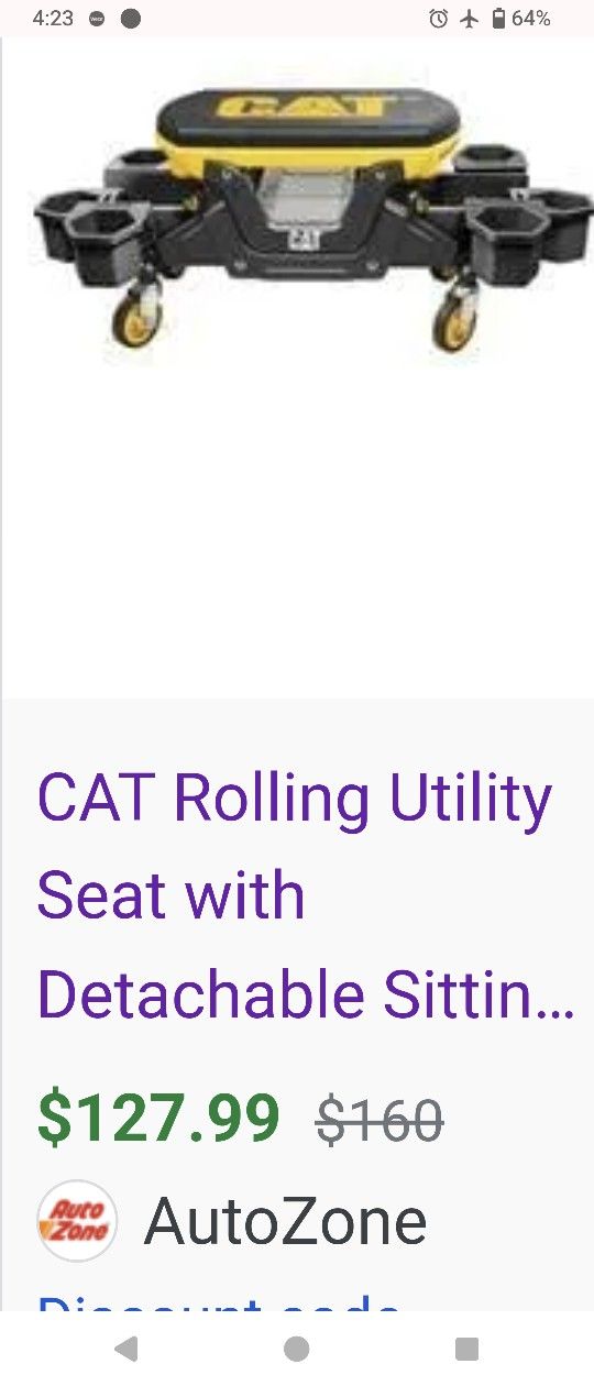 CAT Rolling Seat