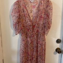 Long Flowers Design Cover Up