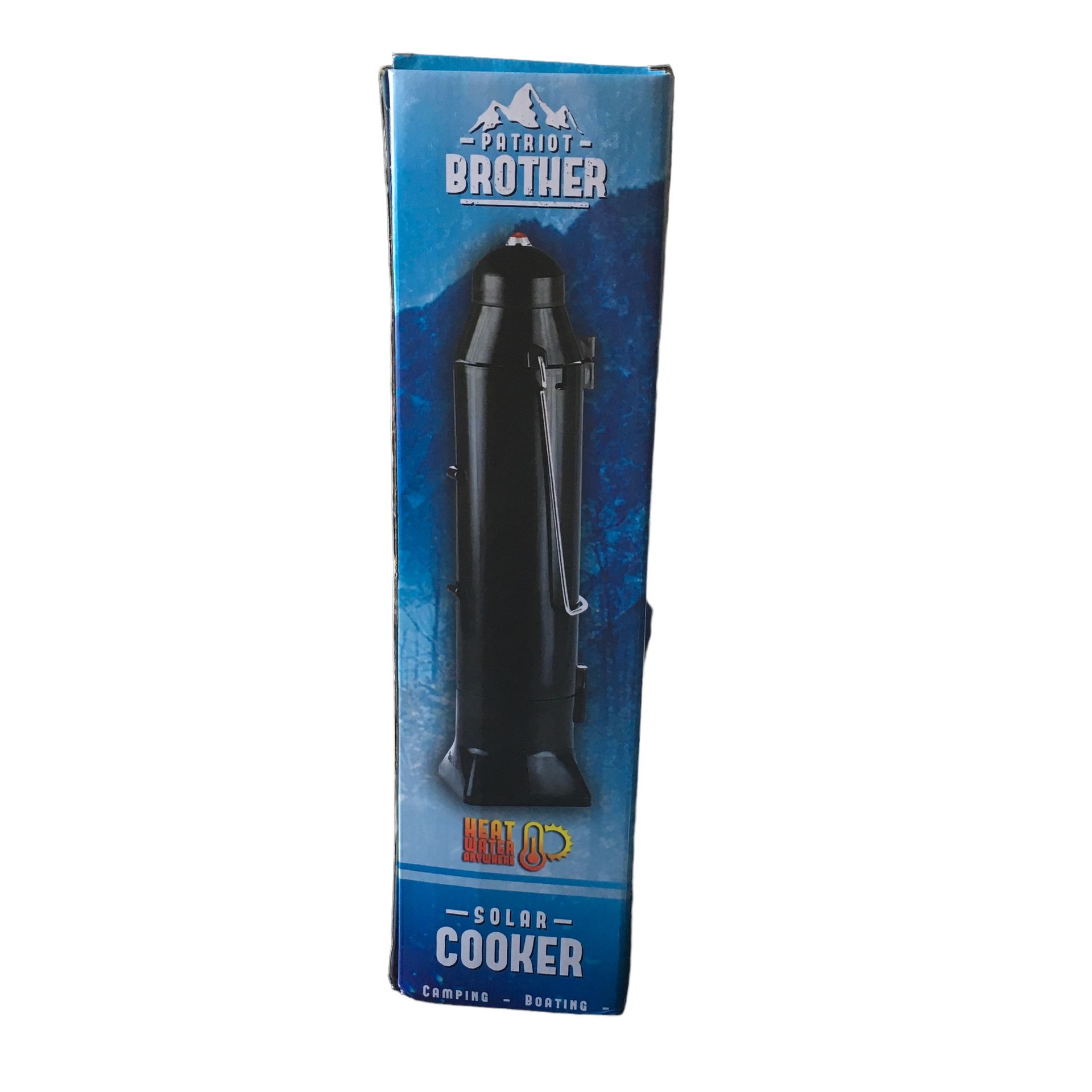 Patriot Brother Portable Solar Water Heater Heat Water Cooker BRAND NEW!