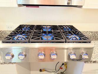 Dacor 36" Gas Rangetop EG366SCH/NG Distinctive Series 6-Burner Natural Gas-Used